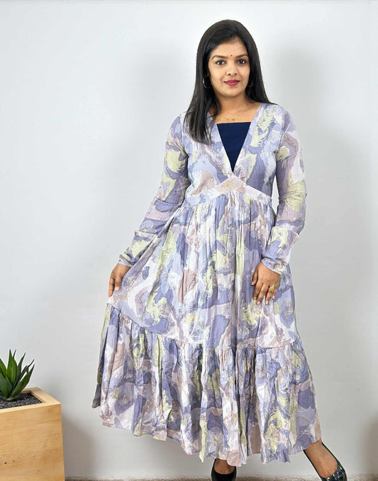 131025DK (E6564) DRESSES - Pastel Blue