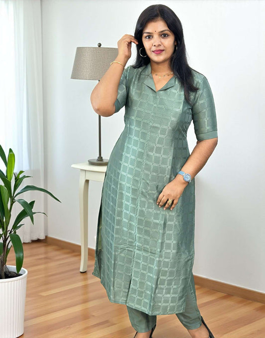 141025CS (E6570) CO-ORD SET - Green