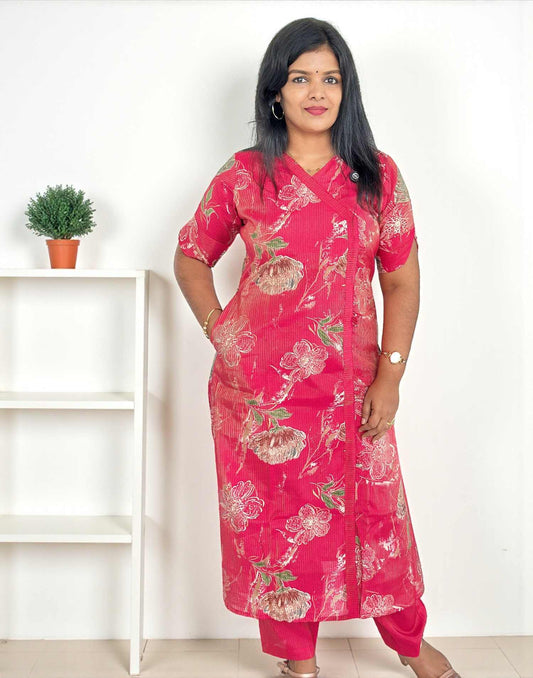 081025CS (E6564) CO-ORD SET - Pink